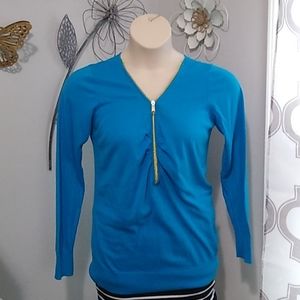 ShuShu Long Sleeve Zip Up Cardigan